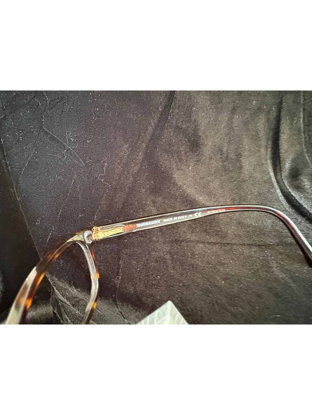 Burberry Women's Designer Eyeglasses Tortoise Shell Frame Made in Italy